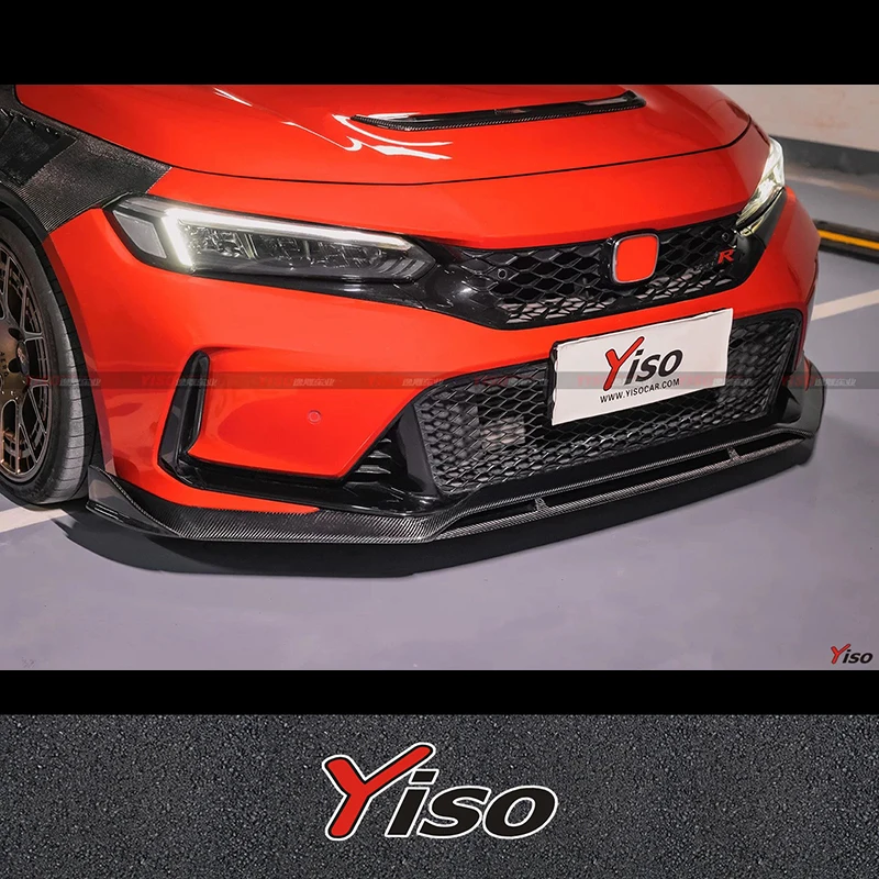 Фото Подходит для TypeR FL5: Модифицированный аэродинамический обвес, передний спойлер, аэродинамический комплект, передняя губа из сухого карбона APR. №1