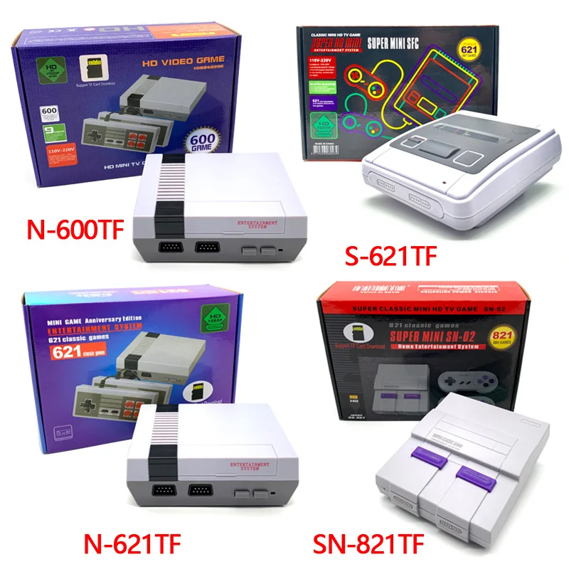 

NES620 Video Game Console AV2.4G Wireless Controller 8-bit nostalgic FC game console