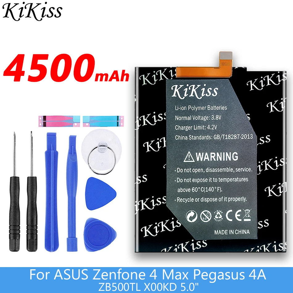 

For ASUS C11P1610 Battery for ASUS Zenfone 4 Max 4Max Pegasus 4A Pegasus4A ZB500TL X00KD 5.0" Zenfone4Max 4500mAh High Capacity