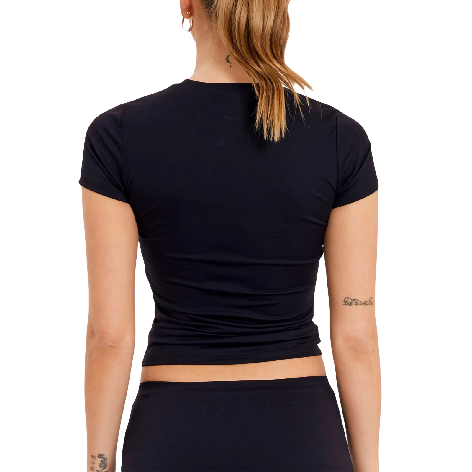 Летняя винтажная Женская Повседневная футболка для малышей уличная одежда