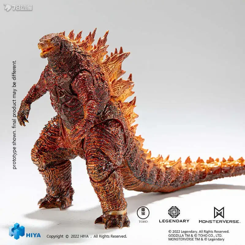 В наличии HIYA 18 см горение Godzilla: &quotкороль монстров&quot модель фильма экшн-фигурки