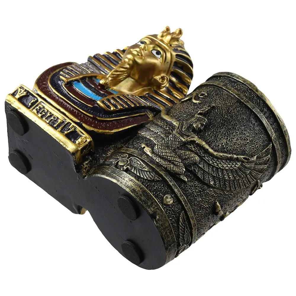 

Resin Pencil Holder Fashion Golden Desktop Organizer Pen Holder Office