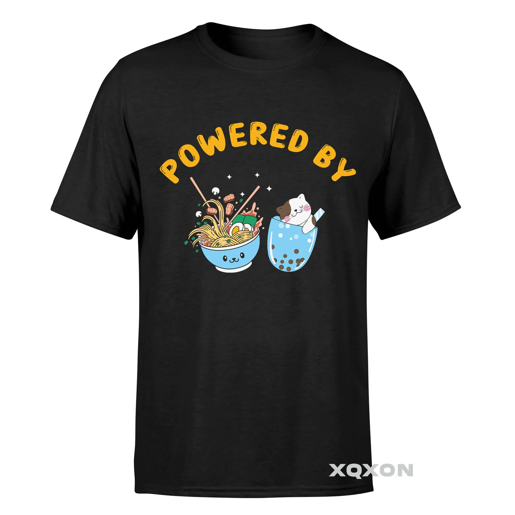 

2022 Man T Shirt Ramen Bubble Tea Japanese Noodles Anime High Quality Cotton T-shirt for Men Graphic T Shirts Tops Tee