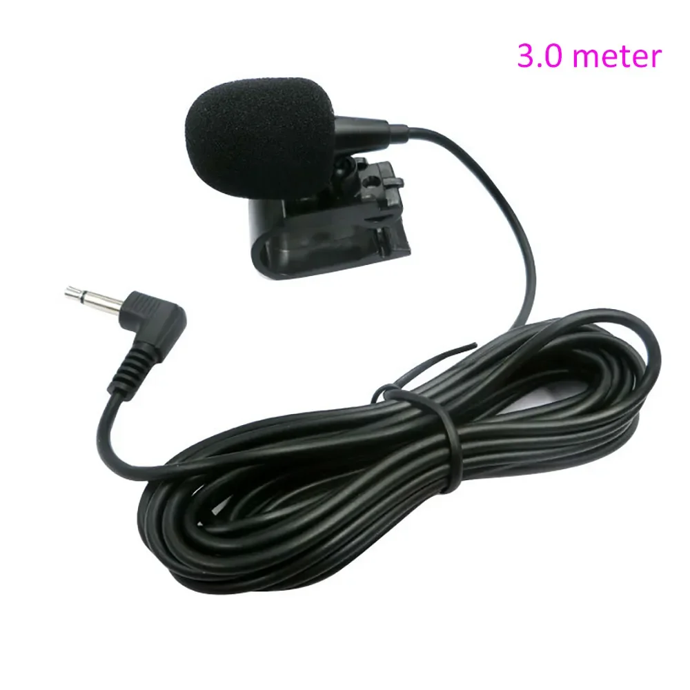 

3m 3.5mm Wired Microphone Microfone Condenser Microphone SM Mikrofon for Handsfree Car Bluetooth Kit Audio Recording Equipment