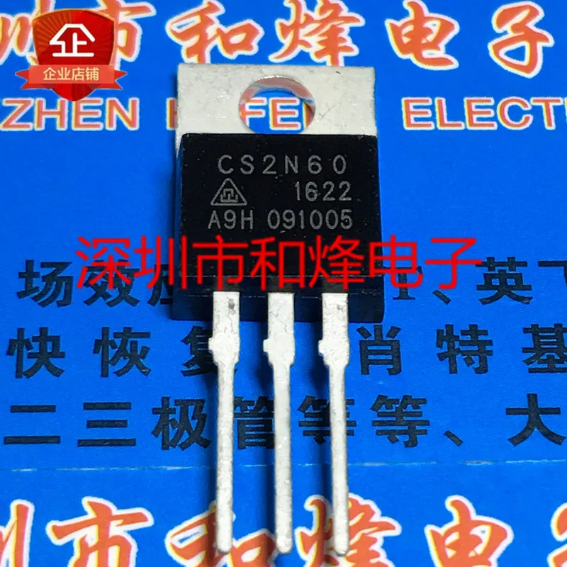 

5PCS-10PCS CS2N60 TO-220 600V 2A New And Original On Stock