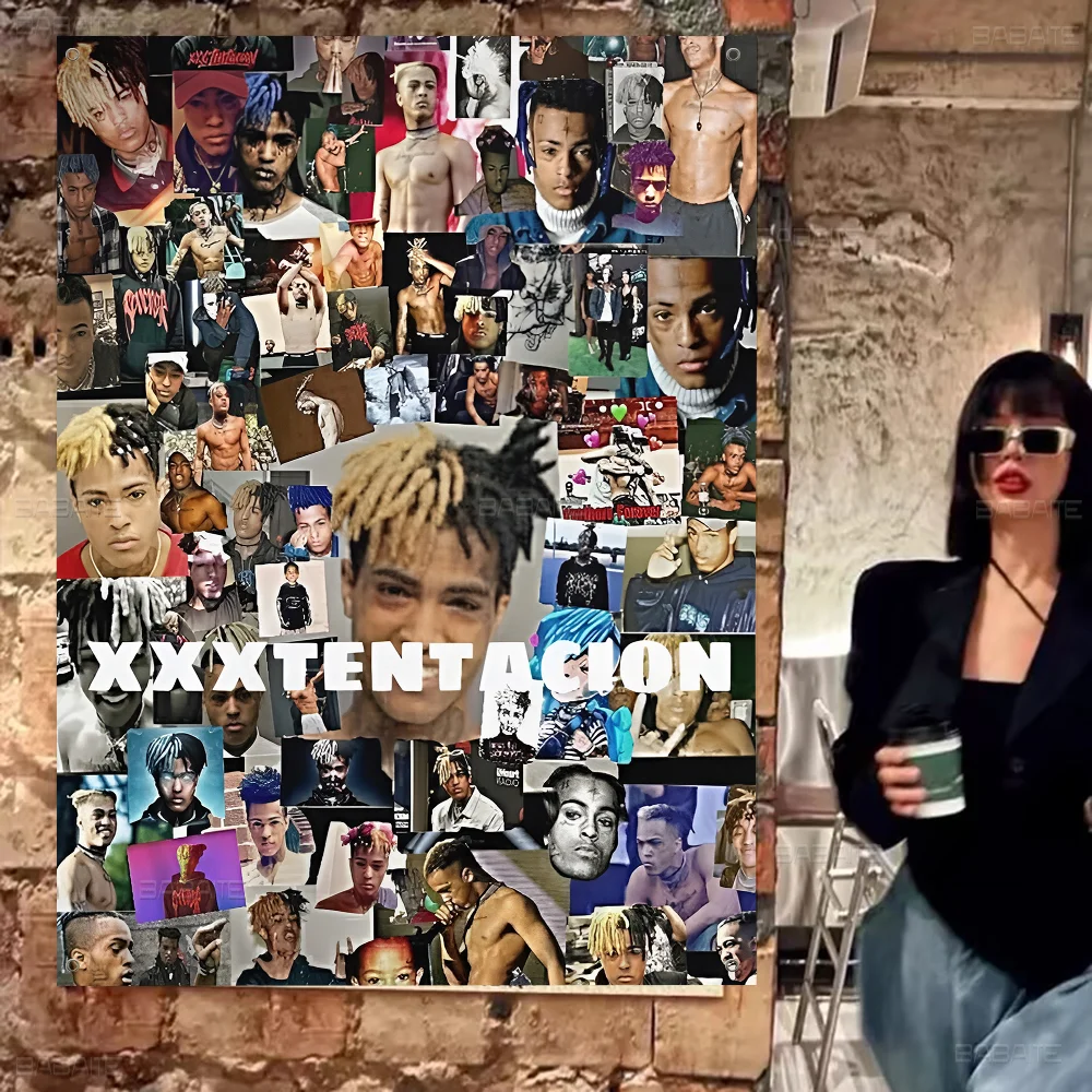 Хип-хоп Z-XXXTentacion Высококачественная баннерная печать Художественная атмосфера