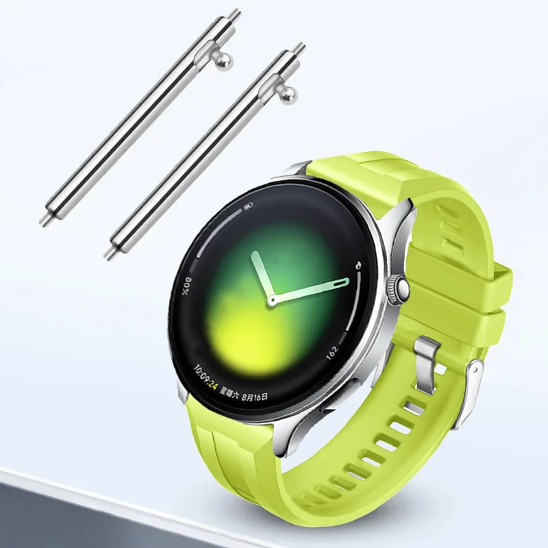 Фото Силиконовый ремешок 22 мм для Xiaomi Watch 5 S5-4-3-2, удобный спортивный браслет для OPPO Watch S-X2-X/Realme Watch 5-S, сменный ремешок №3