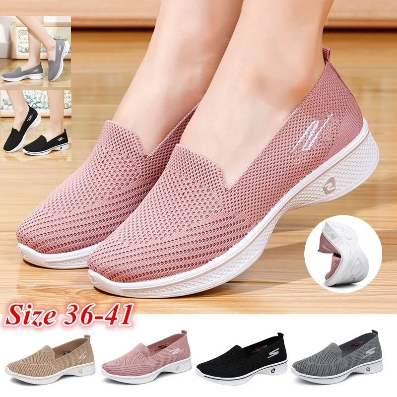 

Hot Design Women Fashion Shoes Flats Laides Breathable Loafers Casual sports shoes Walking Shoes Yoga Shoes zapatos de mujer
