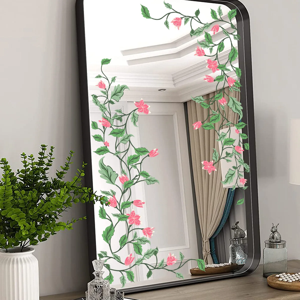 Подвесные виноградные окна цепляются опавшие цветы наклейки на съемная