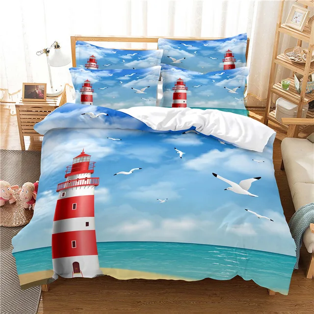 

Sky Coconut Tree Bedding Set King Queen Duvet Cover Sets Pillowcase Comforter Adult Kids Queen King Size