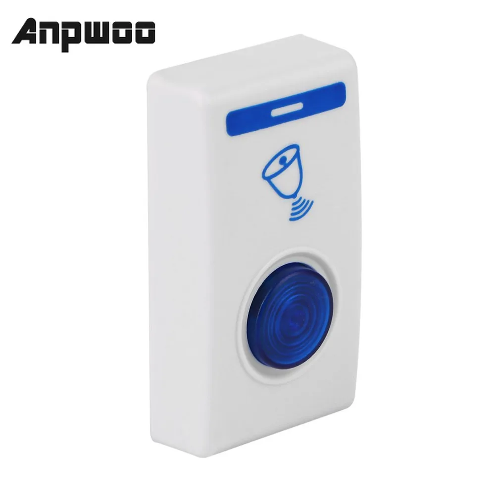 

LED Wireless Chime Door Bell Wireless Doorbell Remote control 32 Tune Songs C1 100M Range for Home Office Hotel Battery Powered