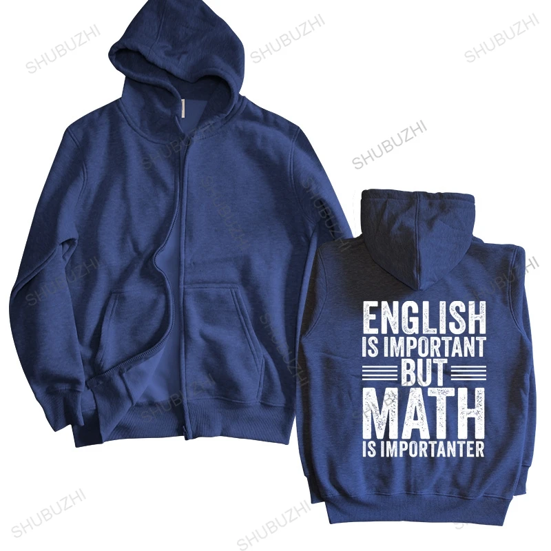 

men autumn hoodie black hoody English Is Important But Math Is Importanter hoodys Mathematics