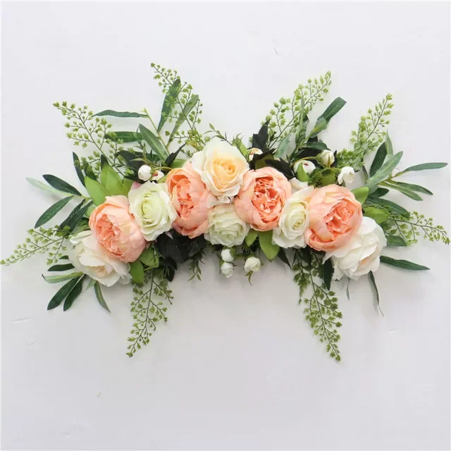 

Искусственный венок, цветок порога двери, подвеска «сделай сам» для свадьбы, дома, гостиной, вечеринки, Настенный декор, Рождественская гирл...