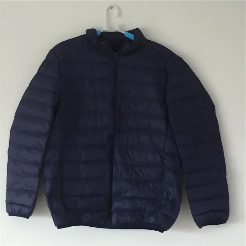 ERIDANUS New Autumn Winter Man Duck Down Jacket Ultra Light Thin S-3XL Spring Jackets Men Stand Collar Outerwear Coat MWY024