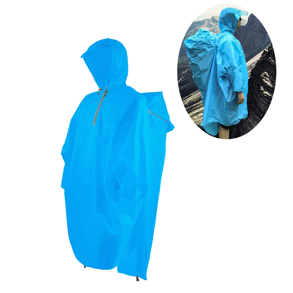 

Sleeve Waterproof Raincoats Poncho Cover Adult Jacket Multifunction Hoods Sleeves