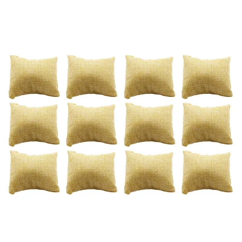 

12pcs Small Watch Pillow Cushion Portable Watch Bangle Bracelet Pillow Display Holder Showcase organizer
