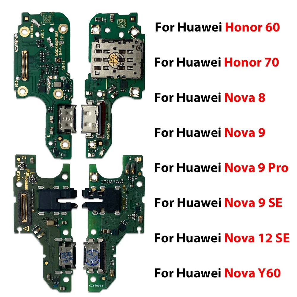 Фото USB-разъем для зарядки, гибкая плата Micro USB для Huawei Honor 60, 70, Nova 8, 9 Pro, 9SE, 12SE, Y60, Y61, Y70 Plus, Y71, Y72 №5