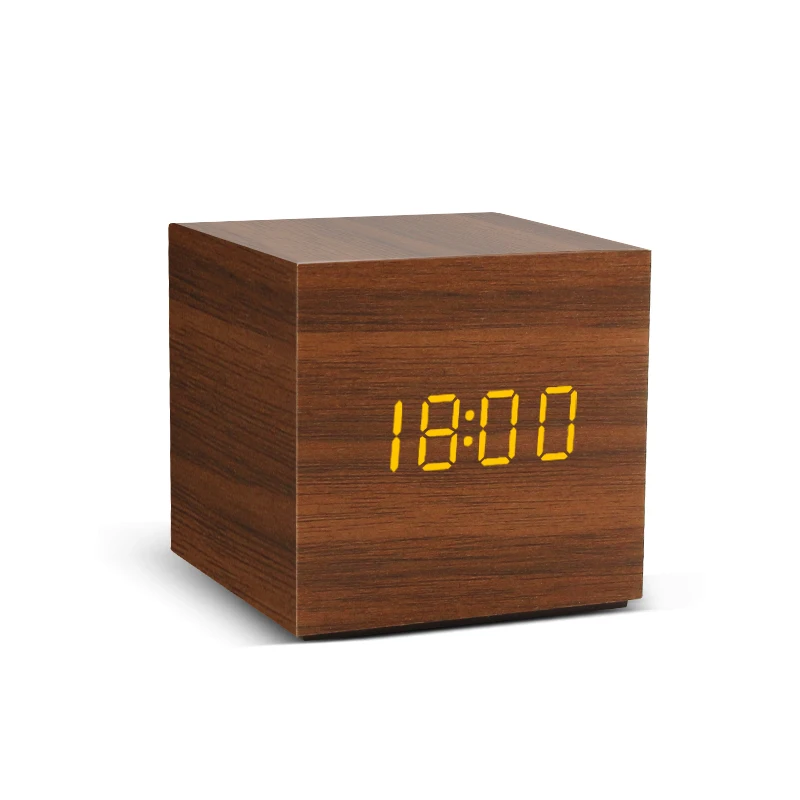 

Digital Wood LED Wooden Watch with Voice Control Alarm Clock - The Ultimate Timepiece for Modern Lifestyle