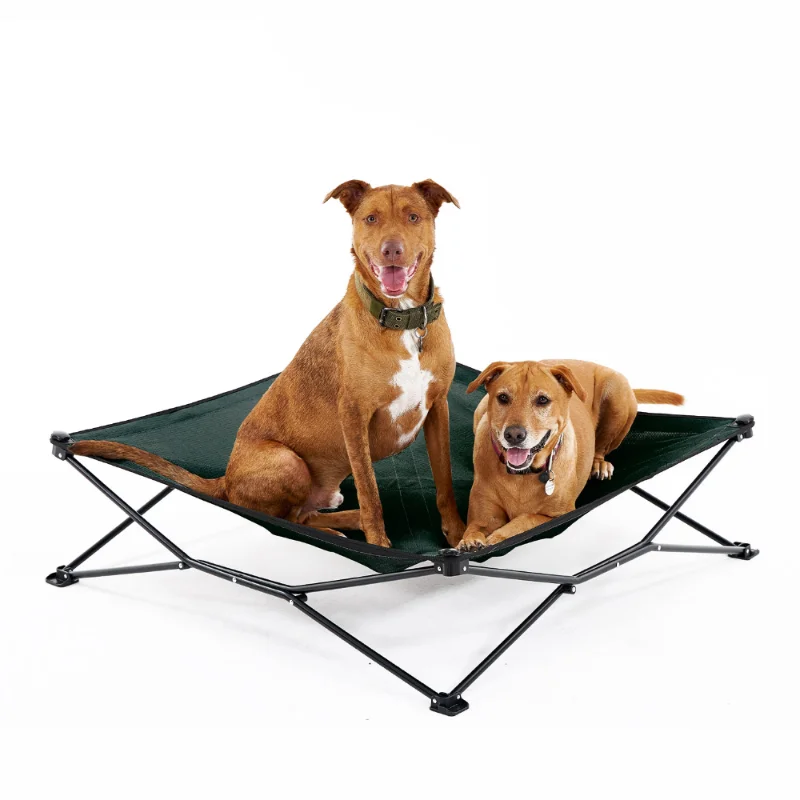 

On the Go Elevated Pet Bed, King, Brunswick Green Accesorios Veterinaria Veterinary Clinic Equipment Dog Breeding Supplies