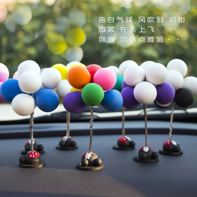 

Car Decoration Car Creativity Color Confession Balloon Interior Decoration Supplies Decoration Cartoon Cute Couple Mickey Base