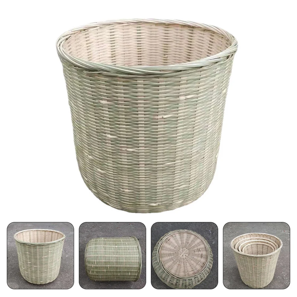 

1Pc Kitchen Woven Draining Basket Versatile Vegetable Storage Basket