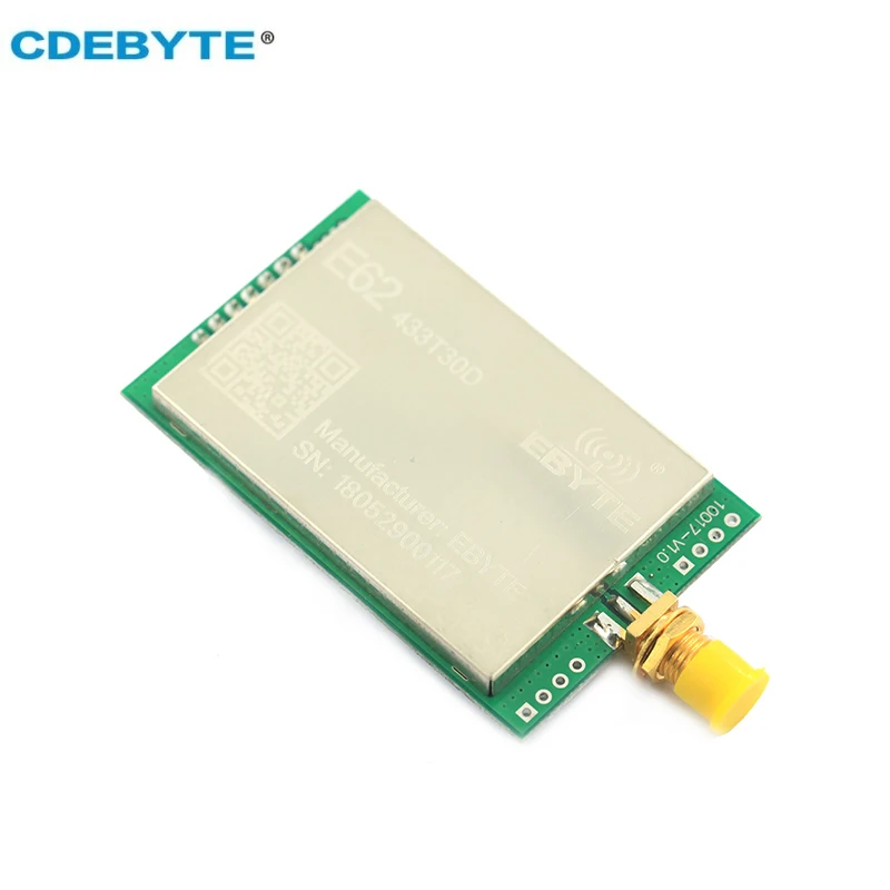 Wireless Module CDEBYTE E62-433T30D 433Mhz Full Duplex FHSS UART 30dBm Long Distance Wireless Transmitter And Receiver Module