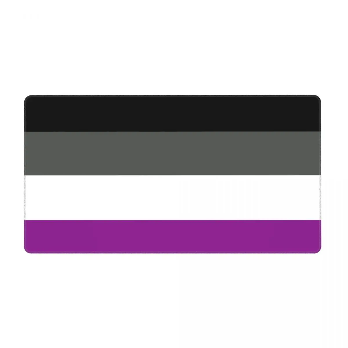 

Ace Asexual Pride Flag PC коврик для мыши черный игровой резиновый коврик для мыши