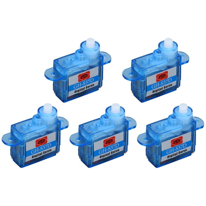 

5 Pcs PES GH-S37A 3.7G Servo Mini Servo For RC Plane Helicopter Boat Car