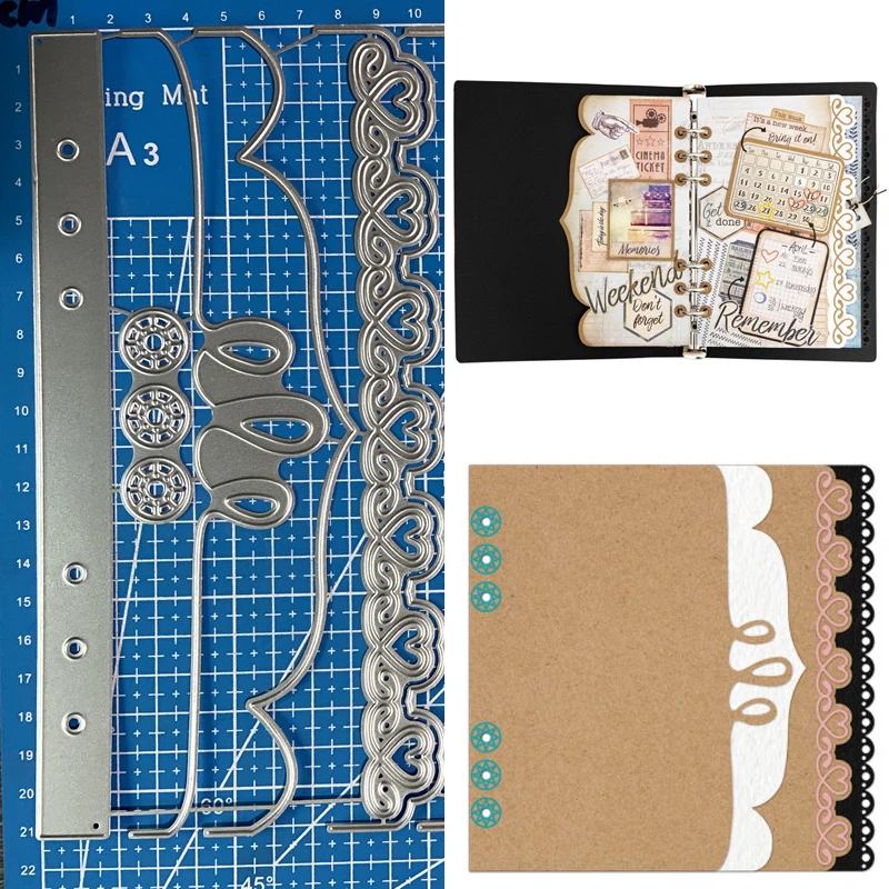 

Lucky Goddess Metal Cutting Dies Page planner #3 diy Scrapbooking Photo Album Decorative Embossing Paper Card Crafts Die