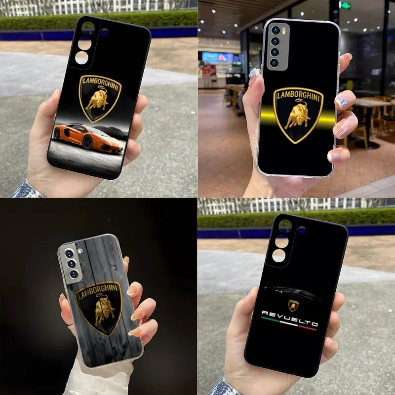 

Supercar Lamborghini Phone Case New For Samsung S23 Note 20 10 S30 S 22 10E Fe Pro Plus Ultra A12 A42 A71 A91 M32 Silicon Cover