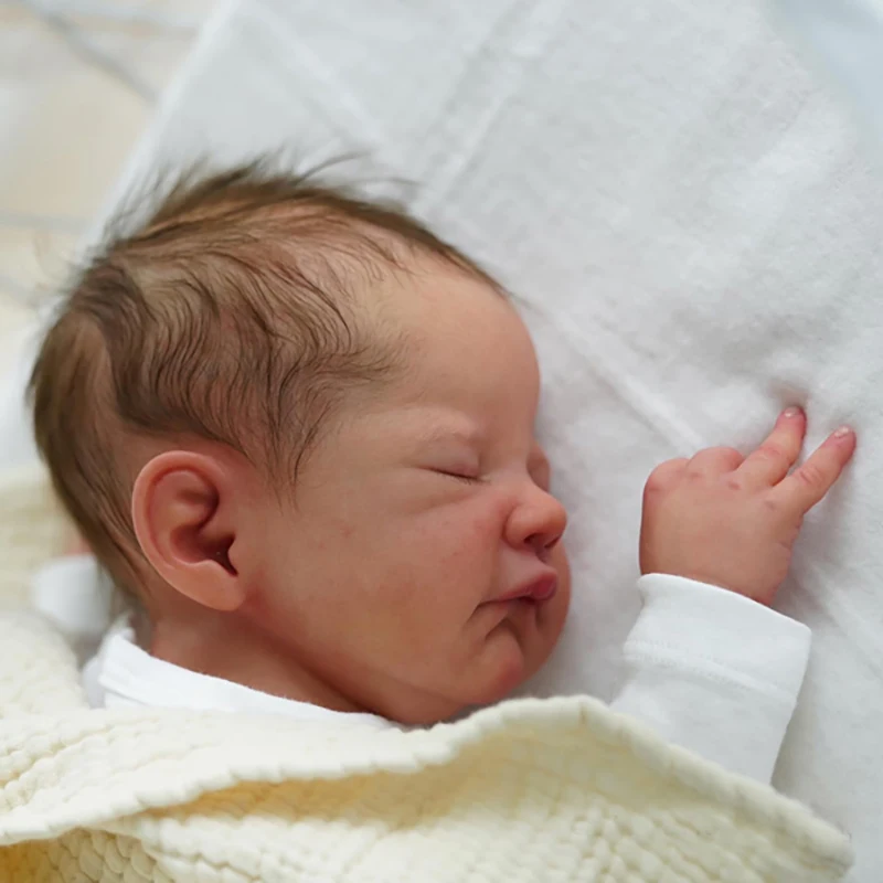 Набор сделай сам уже Окрашенные куклы-реборн 21 дюйм картина Здоровый Спящий