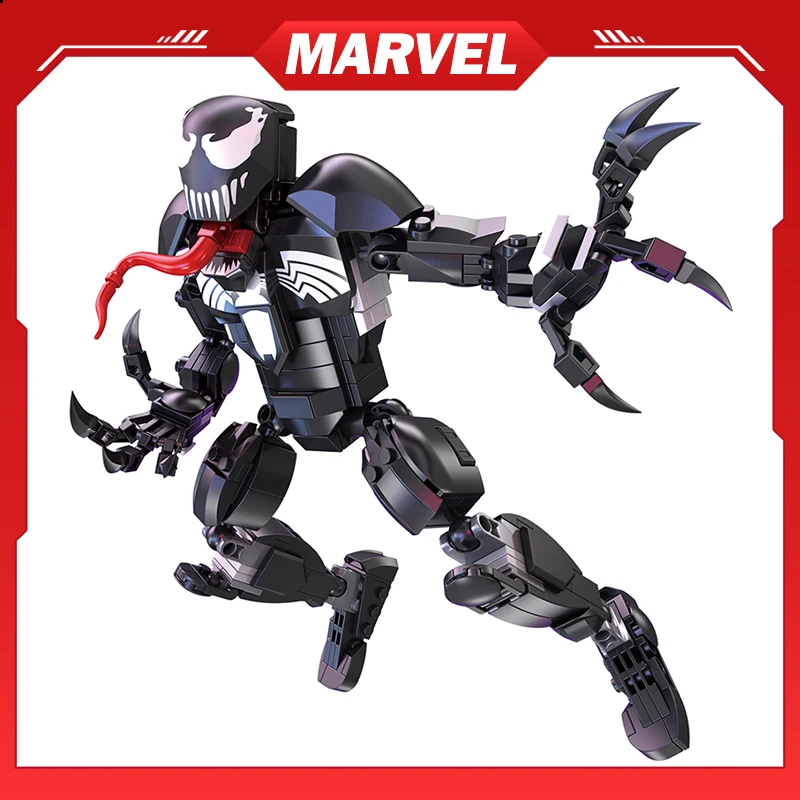 

New Marvel Avengers Superheroes Building Blocks Toys Figures Venom Spider Man MOC Bricks Birthday Gifts Toys Kids Boys Technical