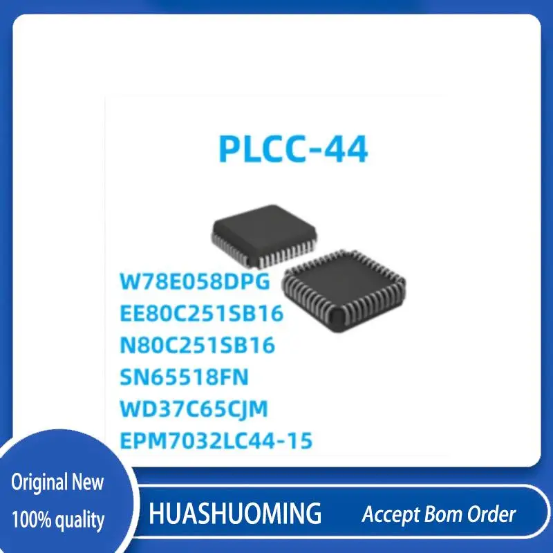 

5 шт./партия, новые модели W78E058DPG EE80C251SB16 N80C251SB16 SN65518FN WD37C65CJM