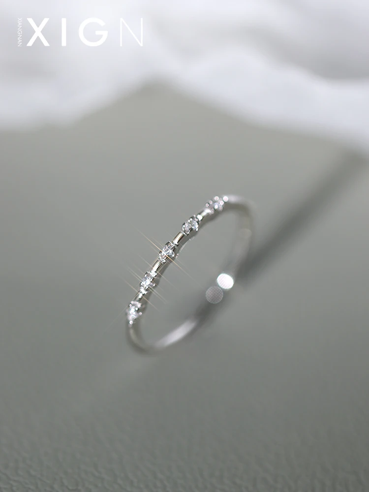 Кольцо с бриллиантом Xign легкий роскошный дизайн кольцо на указательный палец