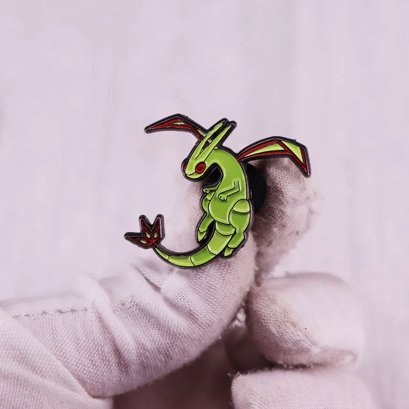 Милый динозавр японское аниме Манга Брошь Сова Металлический Эмалированный
