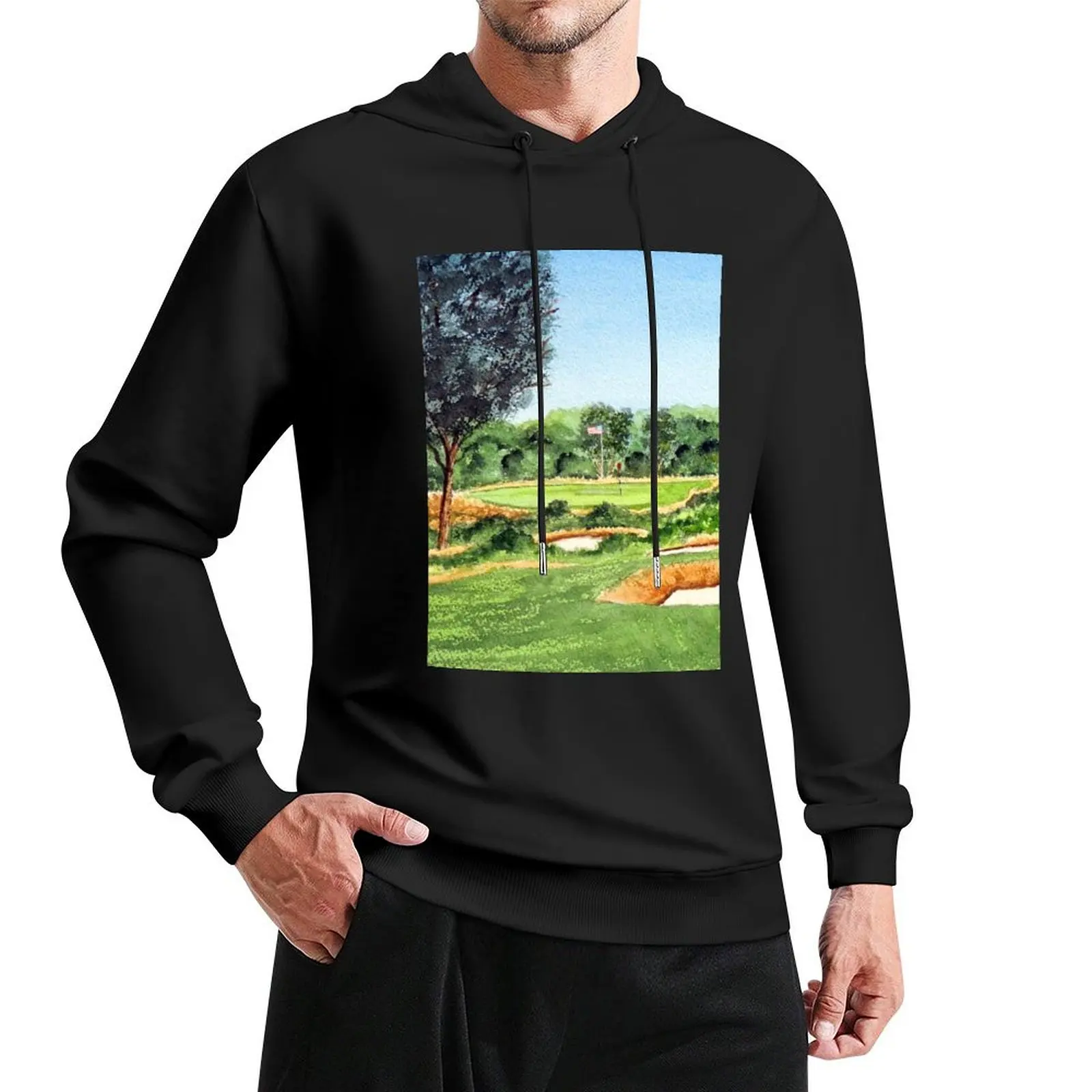 Merion Golf Course 16th Hole пуловер с капюшоном мужское пальто рубашка мужская одежда
