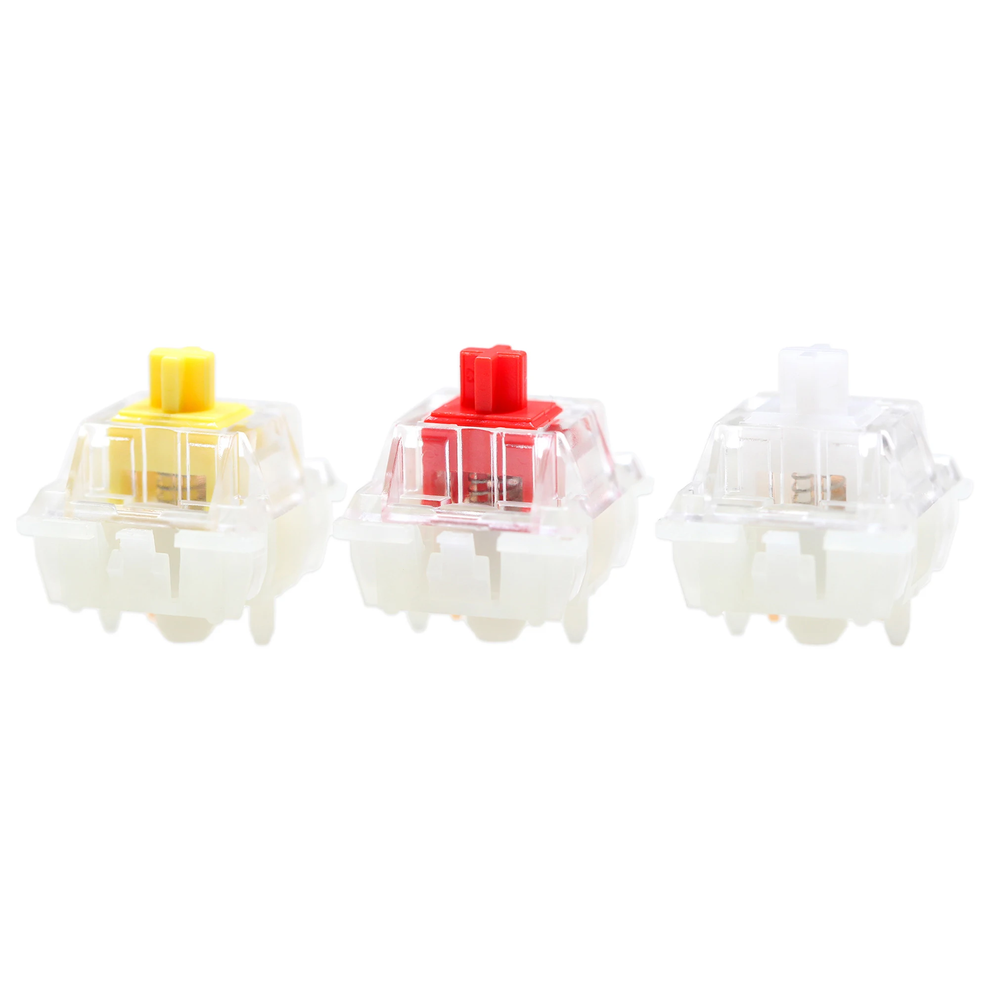 

JWICK красный желтый белый линейный переключатель 5pin RGB SMD 37g 60g 65g mx Переключатель для механической клавиатуры 50m POM PC PA66