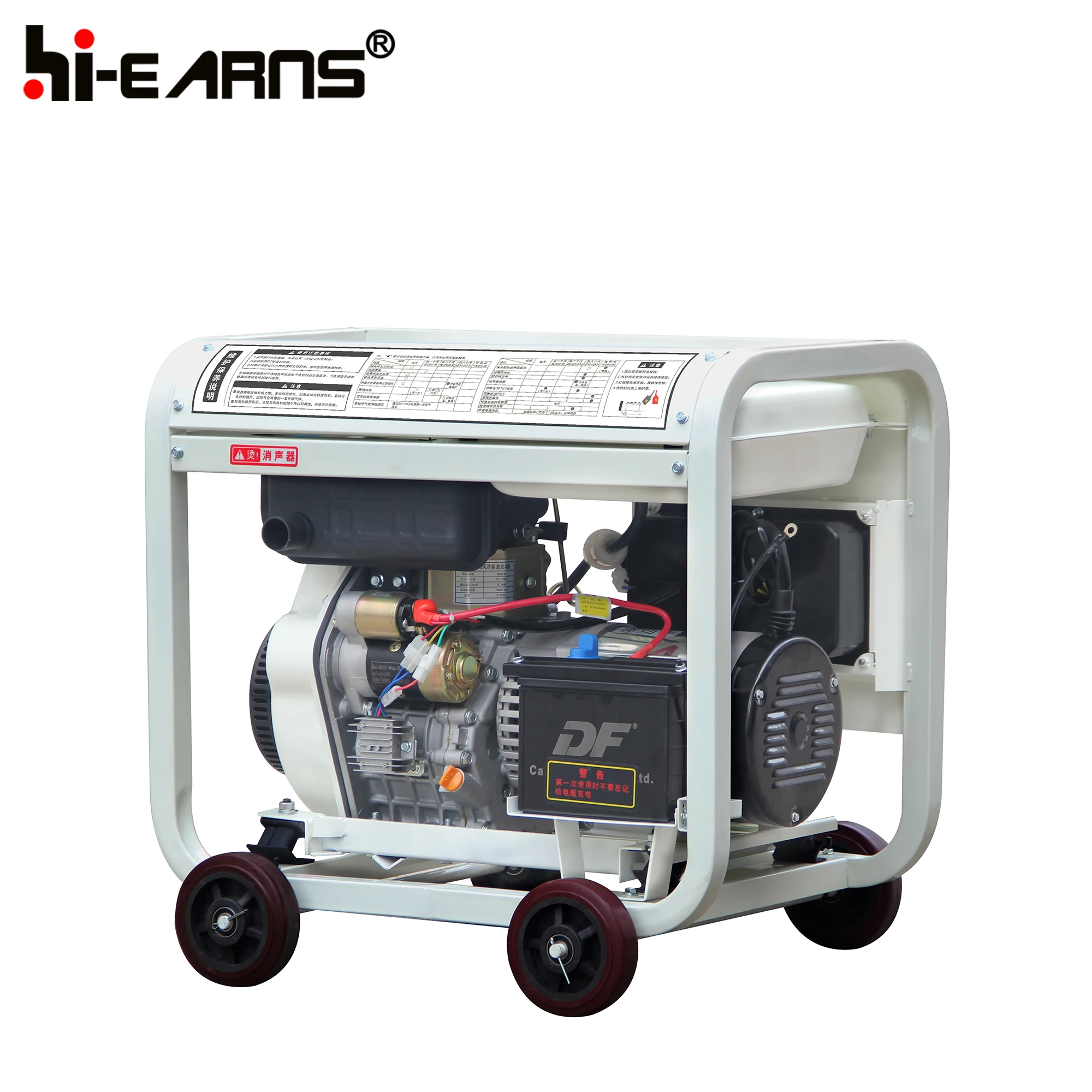 муниципаarns DG8000E3 трехфазный портативный генератор открытого типа