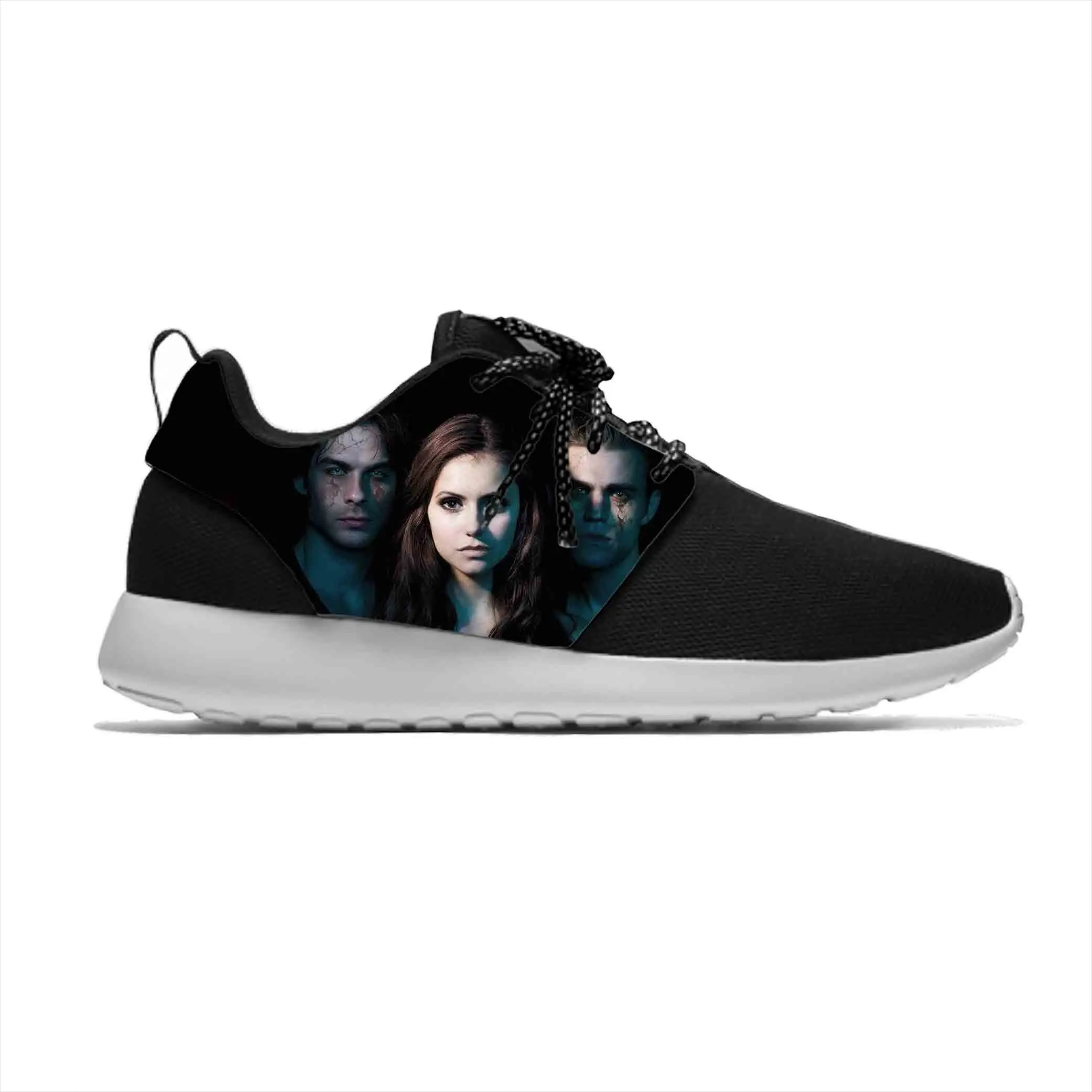 

Hot Anime Cartoon The Vampire Diaries Damon Salvatore Sport Shoes Casual Breathable Lightweight Running Shoes Men Women Sneakers