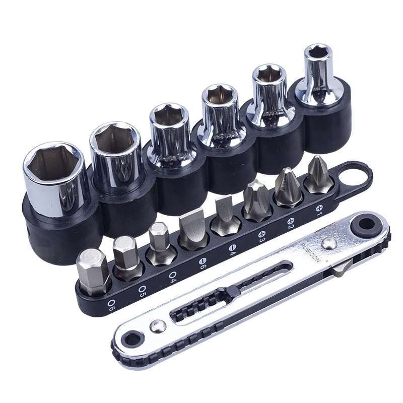 Японский Rubicon трещотка отвертка стандарта/B Phillips плоская головка набор из 9