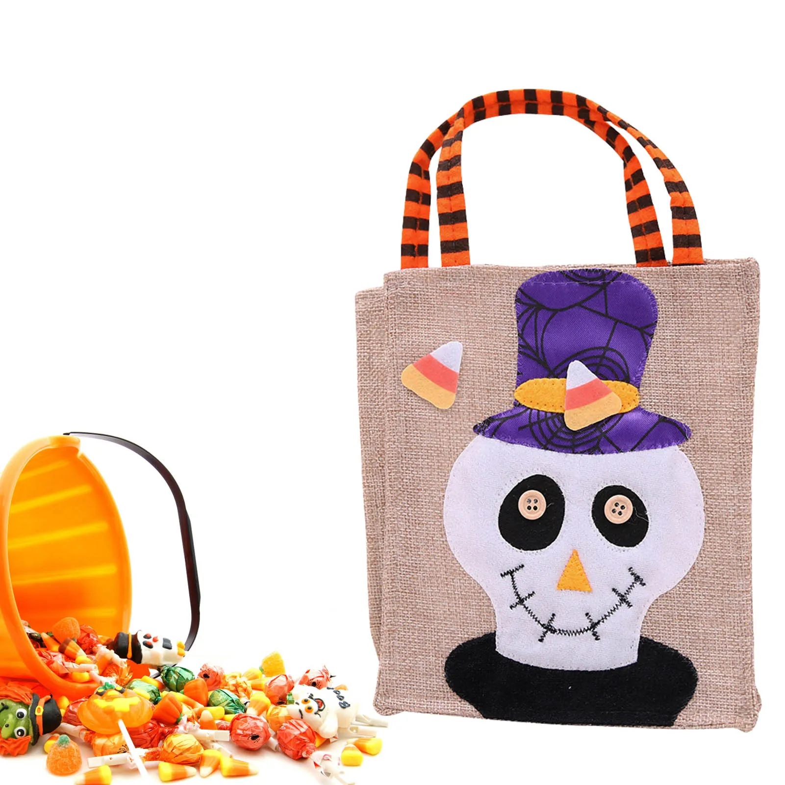 

Нетканые Сумки на Хэллоуин, Нетканые Сумки на Хэллоуин с ручками, сумки-тоуты для розыгрышей или подарков, сумочки для подарков на вечерние ...