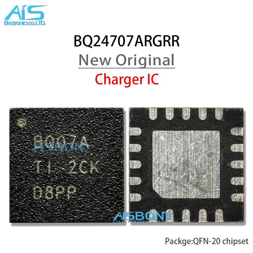 2-10 шт./лот Новый BQ24707ARGRR BQ07A BQ24707A QFN-20 1-4 Cell Li + Battery SMBus Контроллер заряда IC