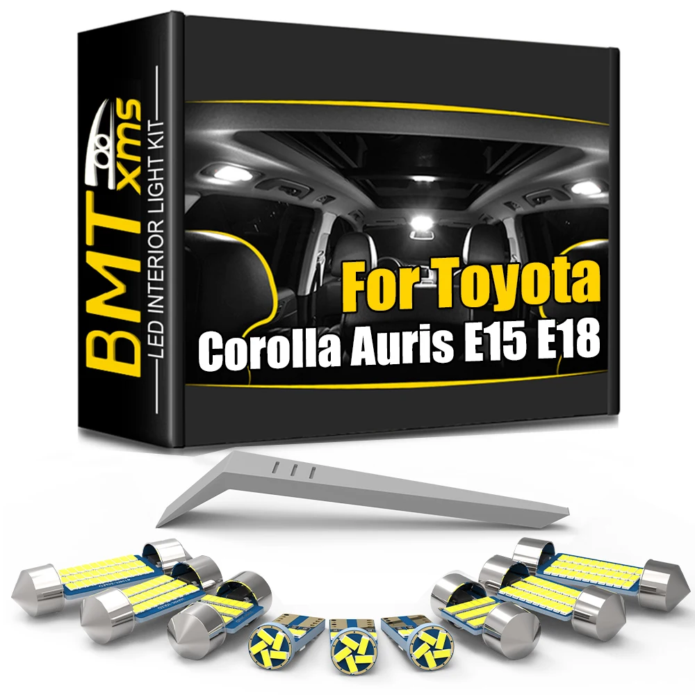 

BMTxms Canbus For Toyota Corolla Auris E15 E18 2006-2020 Vehicle LED Interior Map Dome Trunk Light License Plate Lamp Bulbs Kit