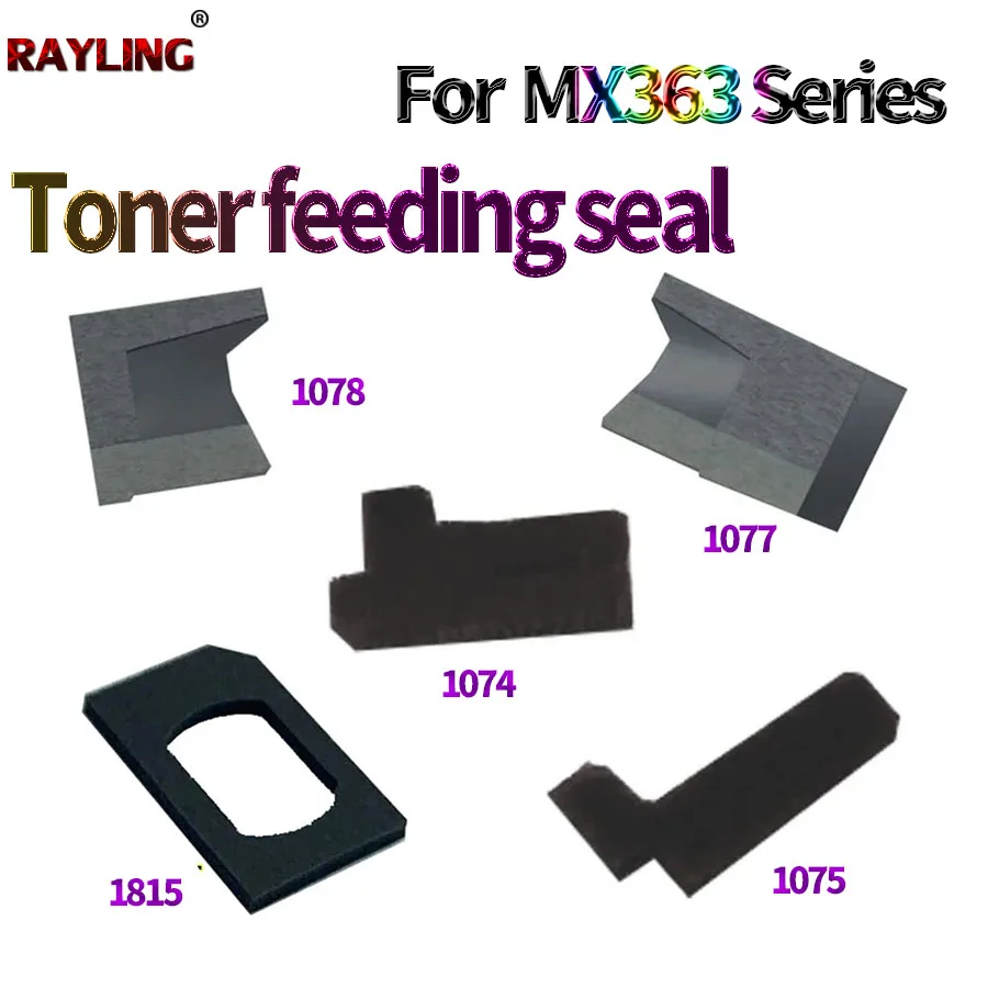 10X входное уплотнение подачи тонера для Sharp MX 283 363 453 503 AR 4528 U N PSEL-1074FCZ3 PSEL-1075FCZ3 PMLT-1815FCZ1 (art.: 3920cbfc60d7f) - 3920cbfc60d7f