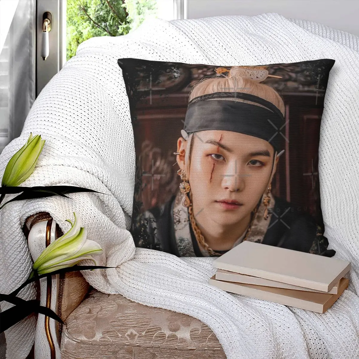 Suga Min Yoongi Daechwita Agust D 2 подушка искусственная чехол на молнии для дивана