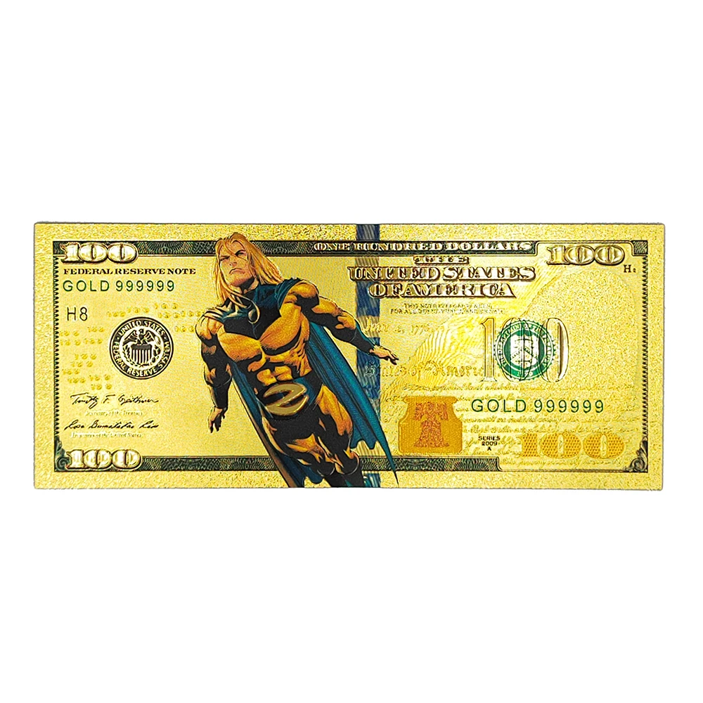 Изысканная 31 пленка и телевизор периферийная Золотая фольга для банкнот 100