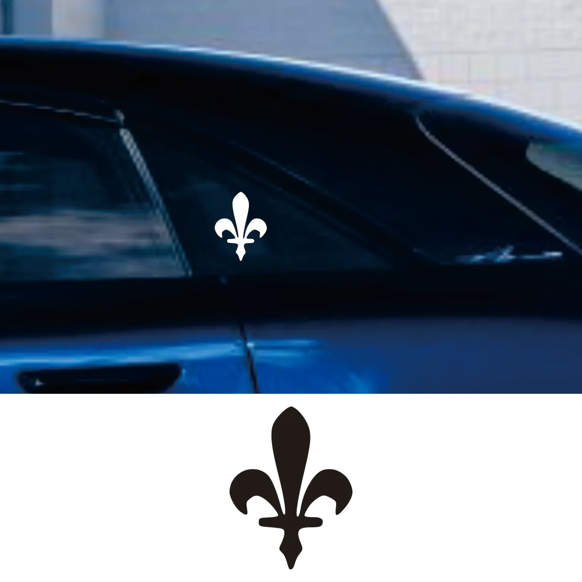 Наклейка На автомобиль Zlatni Ljiljan забавная Виниловая водонепроницаемое украшение