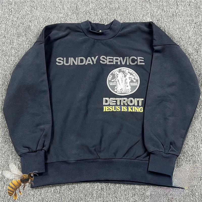 

Tour Sunday Service Jesus Is King Sweatshirts Men Women Kanye West Hoodie Casual Ye