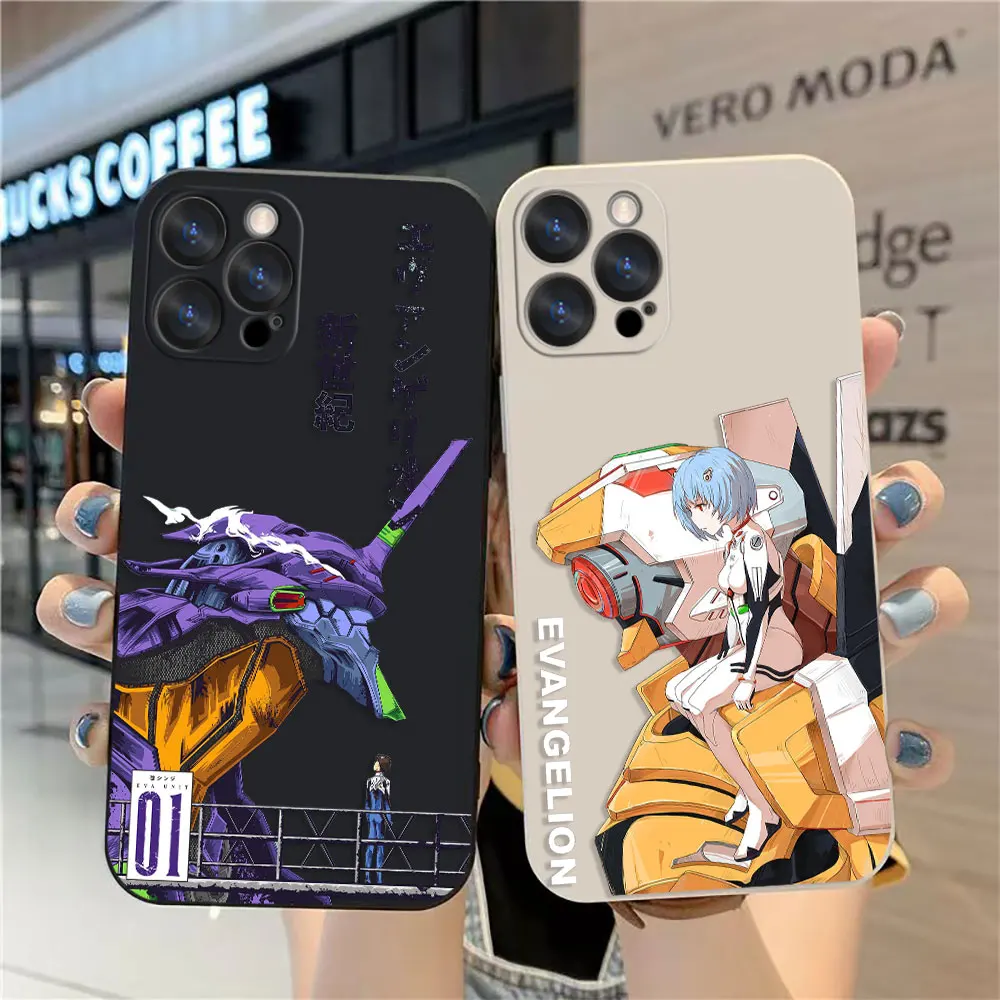 Phone Case For Apple iPhone 14 13 12 11 Pro XS Max Mini X XR SE 7 8 6 Plus Case Cover Funda Cqoue Shell Capa N-Neon G-Genesis 01