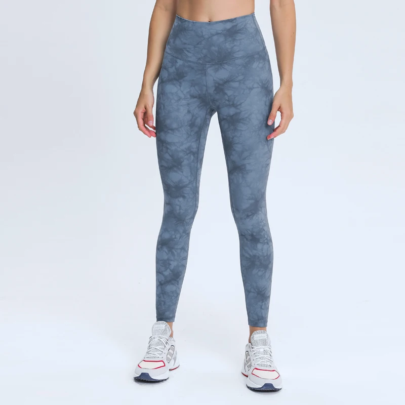 Nepoagym 7/8 Pattern Women Yoga Leggings Tie Dye Yoga Pants Buttery Soft Workout Tights for Sports Fitness